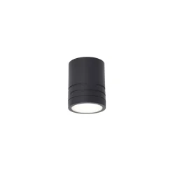 Ansell LED Downlight Reef Svart 5W 486lm 90D - 830-840-860 CCT | 85mm - IP65 - Utomhus