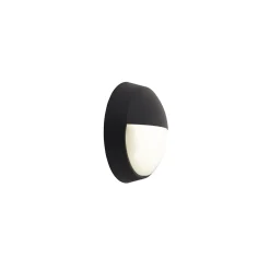 Ansell LED Plafond Helder Cirkulär Ögonlock Svart 12W 1058lm - 830-840-865 CCT | 215mm - IP54