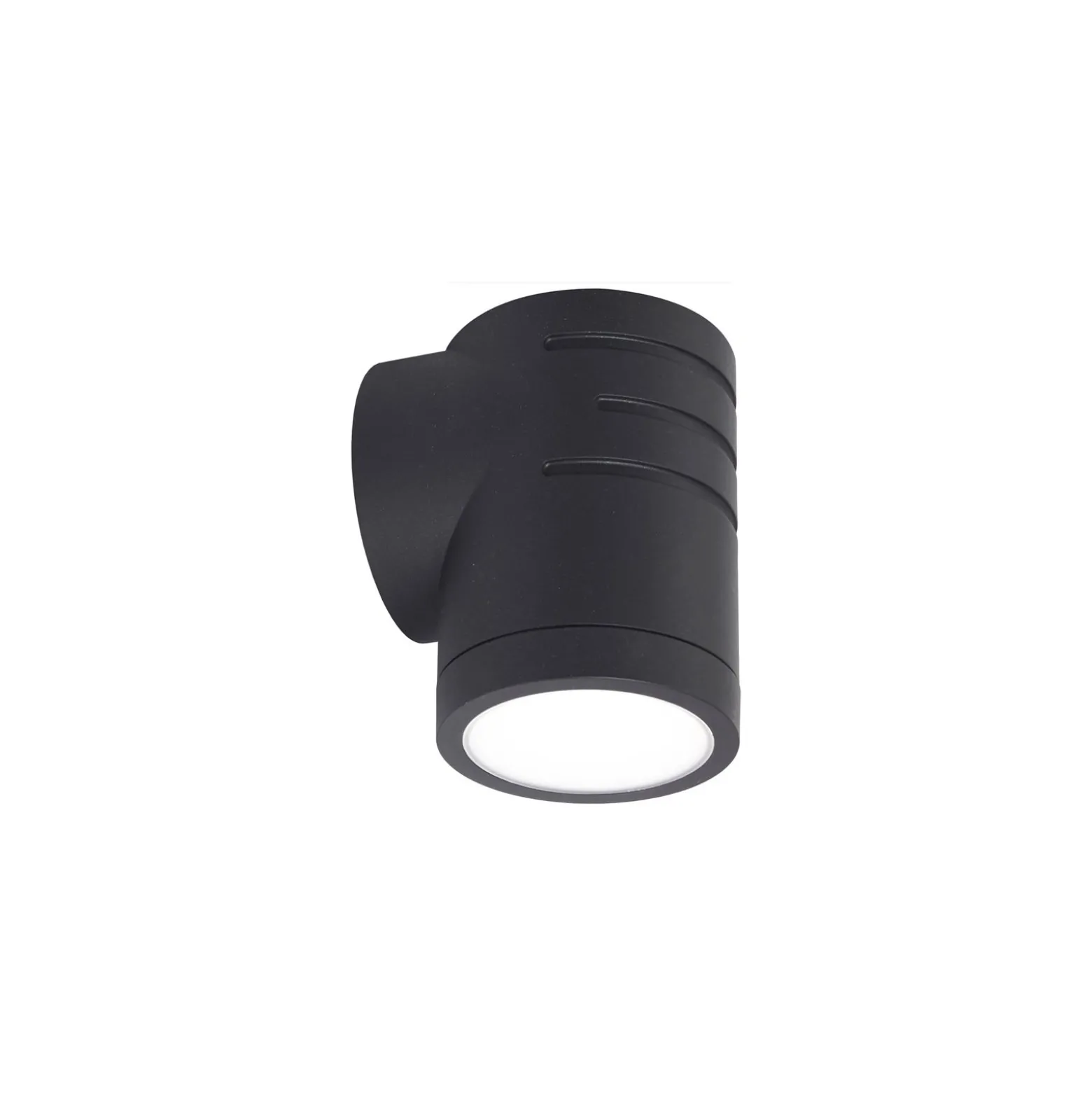 Ansell LED Vägglampa Reef Svart 5W 425lm 90D - 830-840-860 CCT | IP65 - Upp och ner - Utomhus