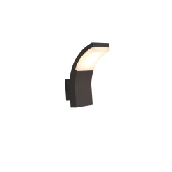 Ansell LED Vägglampa Senza Grafit 6W 410lm - 830 Varm Vit | IP54
