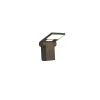 Ansell LED Vägglampa Tempo 90D Lutningsbar Grafit 10W 685lm - 830 Varm Vit | IP54