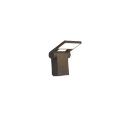 Ansell LED Vägglampa Tempo 90D Lutningsbar Grafit 10W 685lm - 830 Varm Vit | IP54