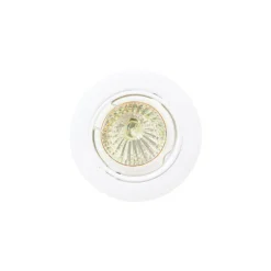 Any Lamp Infälld Spot Cirkulär Lutningsbar Vit | Utskärning 75mm - GU5.3 Sockel