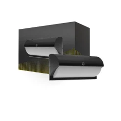 Bright Choice LED Plafond Svart 12W 1200lm - 840 Kallvit | IP54 - Ljussensor