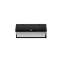 Bright Choice LED Plafond Svart 12W 1200lm - 830 Varm Vit | IP54 - Ljussensor