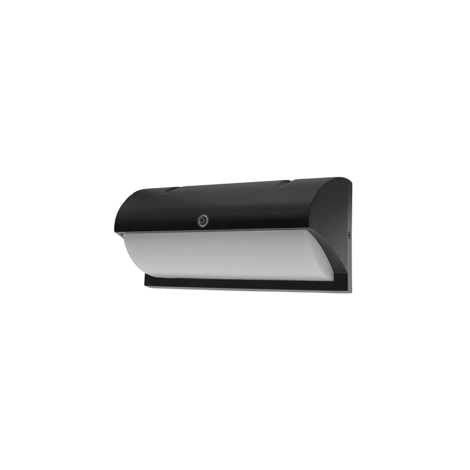 Bright Choice LED Plafond Svart 12W 1200lm - 830 Varm Vit | IP54 - Ljussensor