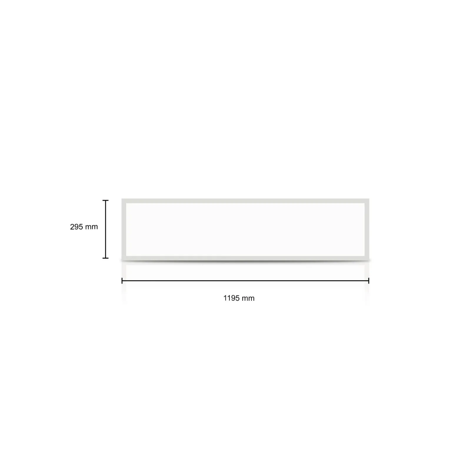Bright Choice Back-Lit LED Panel 120X30cm | 40W | 3000K