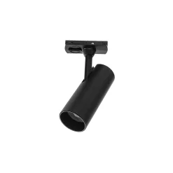 Bright Choice 1-Fas Rail Spot | Svart Cylinder 10W 700lm - 827 Extra Varm Vit