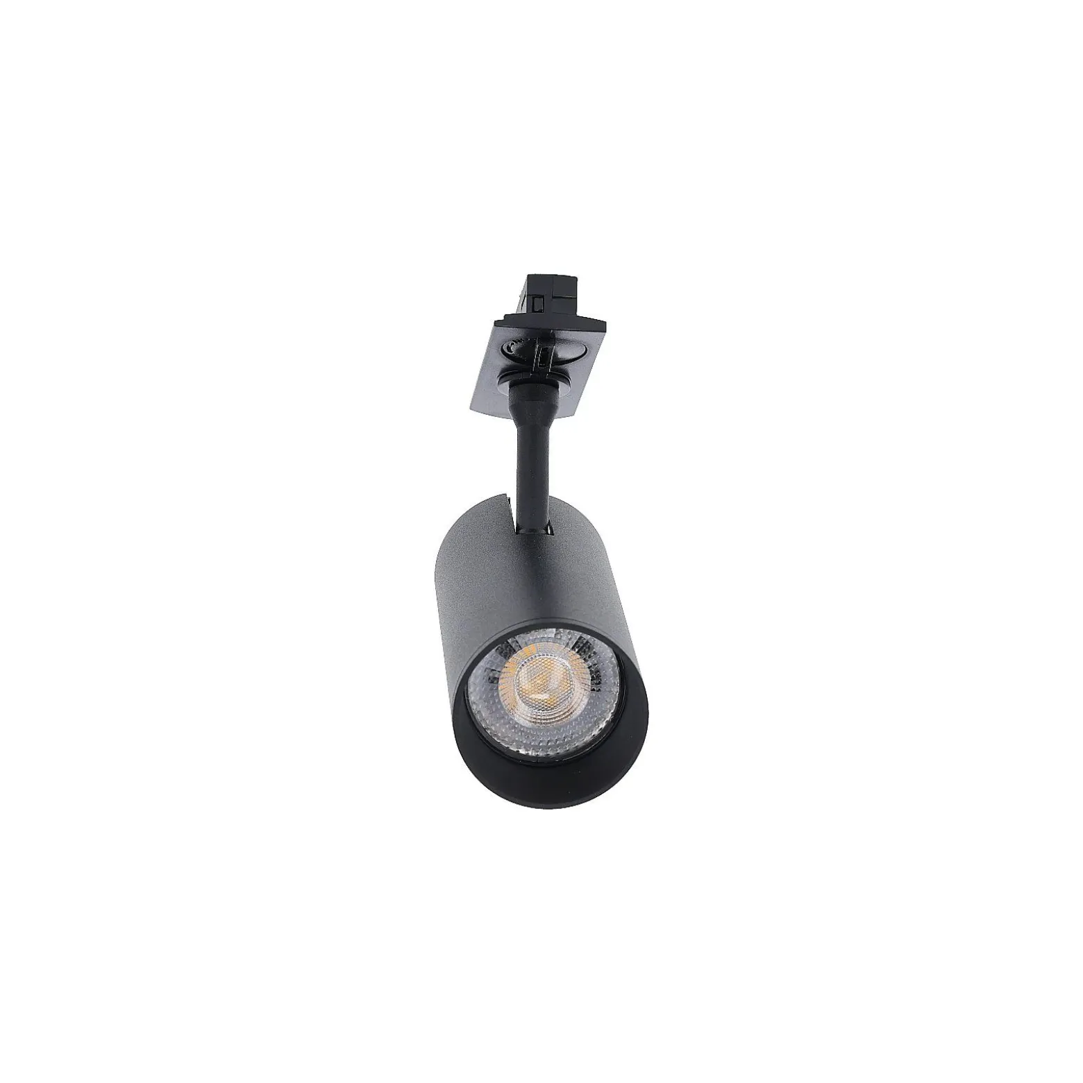 Bright Choice Komplett set 1-Fas Rail 2 Meter Svart | incl. 6x Spot + GU10 2700K 3W Dimbar + Ändkåpa, Strömkontakt och I-Anslutningsstycke
