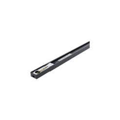Bright Choice Komplett set 1-Fas Rail L 1,5 x 1,5 Meter Svart | incl. 7x Spot + GU10 2700K 3W Dimbar + Ändkåpa, Strömkontakt och L -Anslutningsstycke