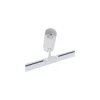 Bright Choice Komplett set 1-Fas Rail L 1 x 1 Meter Vit | incl. 4x Spot + GU10 2700K 3W Dimbar + Ändkåpa, Strömkontakt och L -Anslutningsstycke