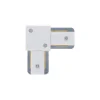 Bright Choice Komplett set 1-Fas Rail L 1,5 x 2 Meter Vit | incl. 8x Spot + GU10 2700K 3W Dimbar + Ändkåpa, Strömkontakt och L -Anslutningsstycke