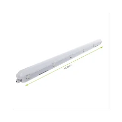 Bright Choice LED Allmänbruksarmatur Vattentät 35/40/50/60W Max. 8400lm - 830- 840-860 CCT | 150cm - IP65