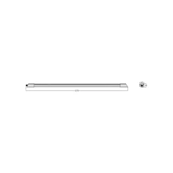 Bright Choice LED Allmänbruksarmatur Vattentät 34W 3740lm - 840 Kallvit | 120cm