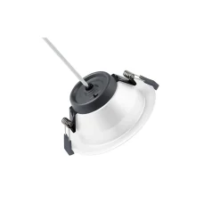 Bright Choice LED Downlight ORTHO Aluminium Vit 15W 1575lm 90D - 830-850 Justerbar Vit | Utskärning 170mm - IP22 - Optional Dimbar