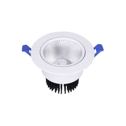 Bright Choice LED Downlight Runda Lutningsbar 15W 1200lm 60D - 930 Varm Vit | 135mm - Utskärning 110mm - UGR <19