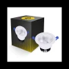 Bright Choice LED Downlight Runda Lutningsbar 12W 960lm 60D - 930 Varm Vit | 110mm - Utskärning 90mm - UGR <19