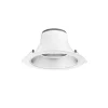 Bright Choice LED Downlight SIA Aluminium Vit 15W 1650lm 60D - 830-850 Justerbar Vit | Utskärning 195mm - IP22 - Optional Dimbar