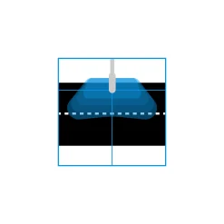 Bright Choice LED Gatubelysning 50W 6000lm 70x140D - 740 Kallvit | IP65 - Ljussensor - Asymmetrisk