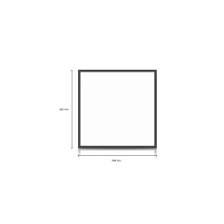 Bright Choice LED Panel Backlit 30W 3848lm Svart 830-840-860 CCT | 60x60cm - UGR<19