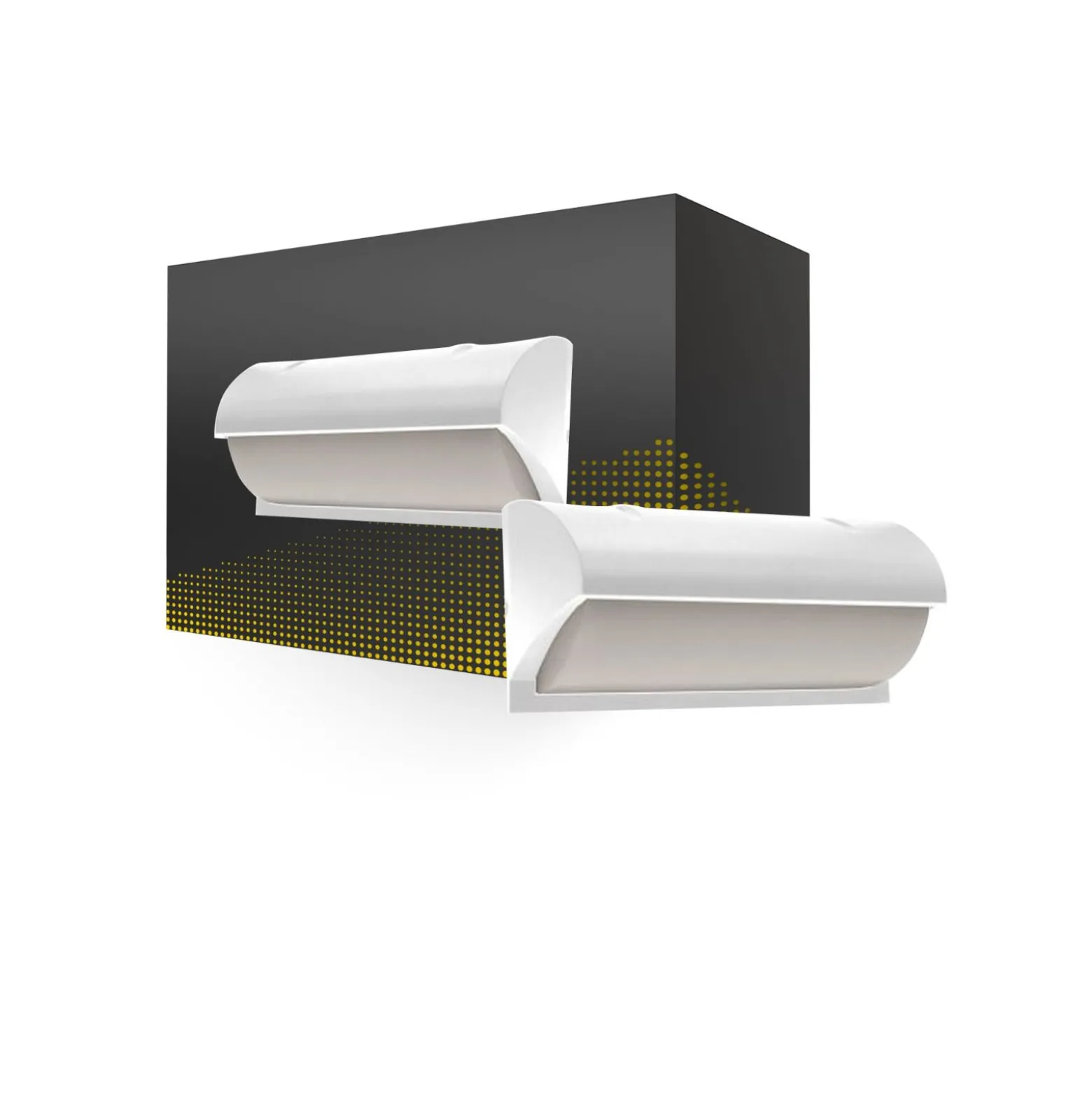 Bright Choice LED Plafond Vit 12W 1200lm - 840 Kallvit | IP54