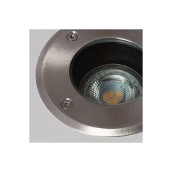 Bright Choice Markspotlights Rostfritt Stål Silver | Passande för 1x GU10