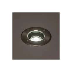 Bright Choice Markspotlights Rostfritt Stål Silver | Passande för 1x GU10