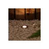 Bright Choice Markspotlights Mini Utomhusljus Rostfritt Stål Grå 1W 20lm - 830 Varm Vit