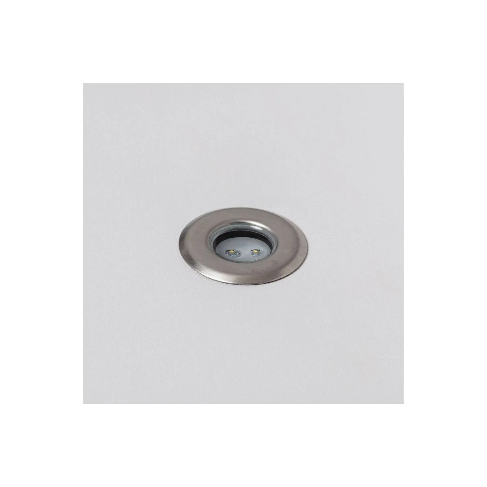Bright Choice Markspotlights Mini Utomhusljus Rostfritt Stål Grå 1W 20lm - 830 Varm Vit