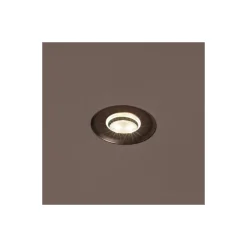 Bright Choice Markspotlights Mini Utomhusljus Rostfritt Stål Grå 1W 20lm - 830 Varm Vit