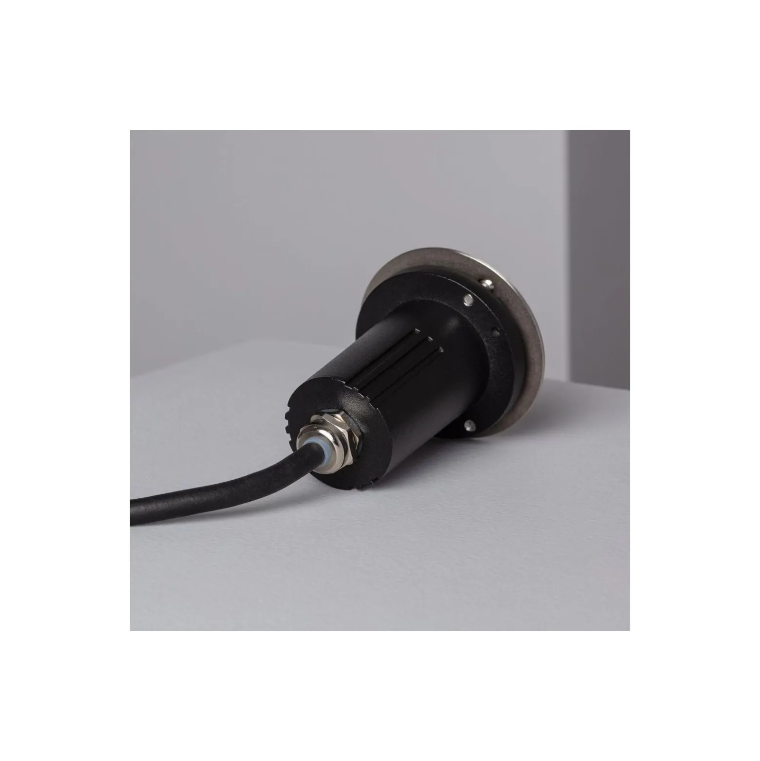 Bright Choice Markspotlights Meillion Rostfritt Stål Silver 3W 150lm - 830 Varm Vit