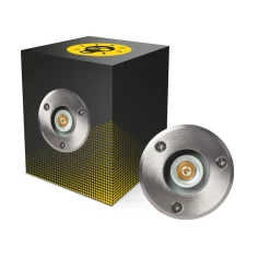 Bright Choice Markspotlights Meillion Rostfritt Stål Silver 3W 150lm - 830 Varm Vit