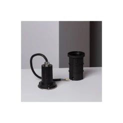 Bright Choice Markspotlights Meillion Rostfritt Stål Silver 3W 150lm - 830 Varm Vit
