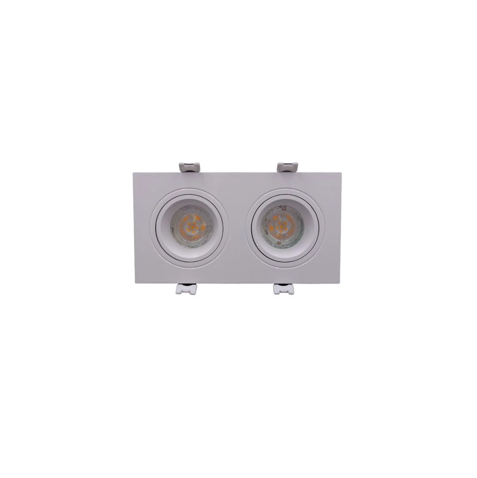 Bright Choice Spot Duo Vit | Utskärning 155x75mm - IP22 - GU10 Fitting