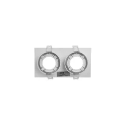 Bright Choice Spot Duo Vit | Utskärning 155x75mm - IP22 - GU10 Fitting