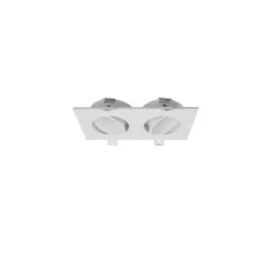Bright Choice Spot Duo Vit | Utskärning 155x75mm - IP22 - GU10 Fitting