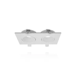 Bright Choice Spot Duo Vit | Utskärning 155x75mm - IP22 - GU10 Fitting