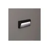 Bright Choice Vägglampa Chester PC Antracit 2W 100lm - 840 Kallvit