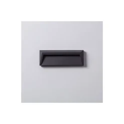 Bright Choice Vägglampa Chester PC Antracit 2W 100lm - 830 Varm Vit
