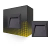Bright Choice Vägglampa Clover PC Antracit 1.5W 100lm - 840 Kallvit