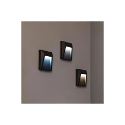 Bright Choice Vägglampa Clover PC Antracit 1.5W 100lm - 840 Kallvit