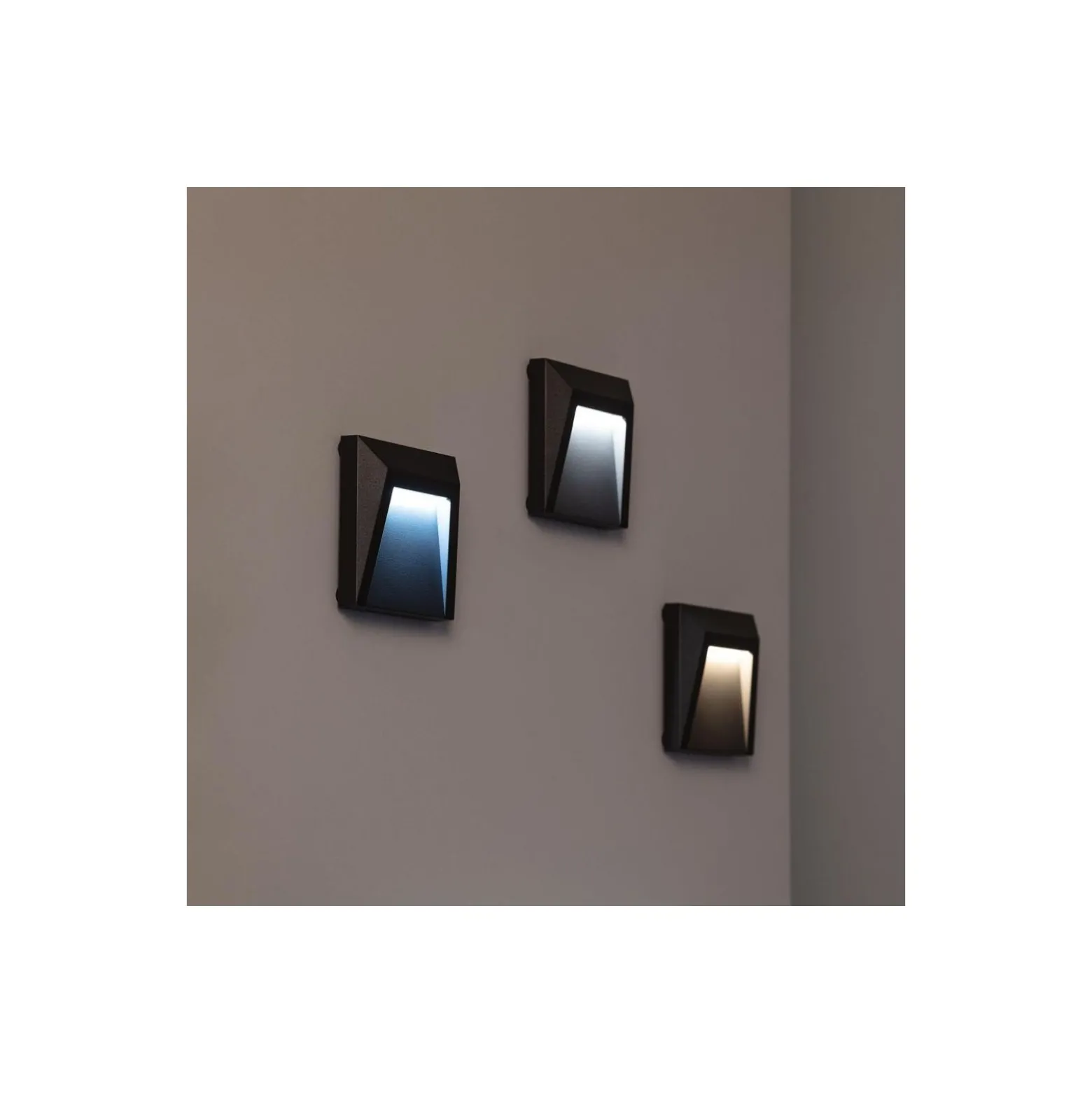 Bright Choice Vägglampa Clover PC Antracit 1.5W 100lm - 830 Varm Vit