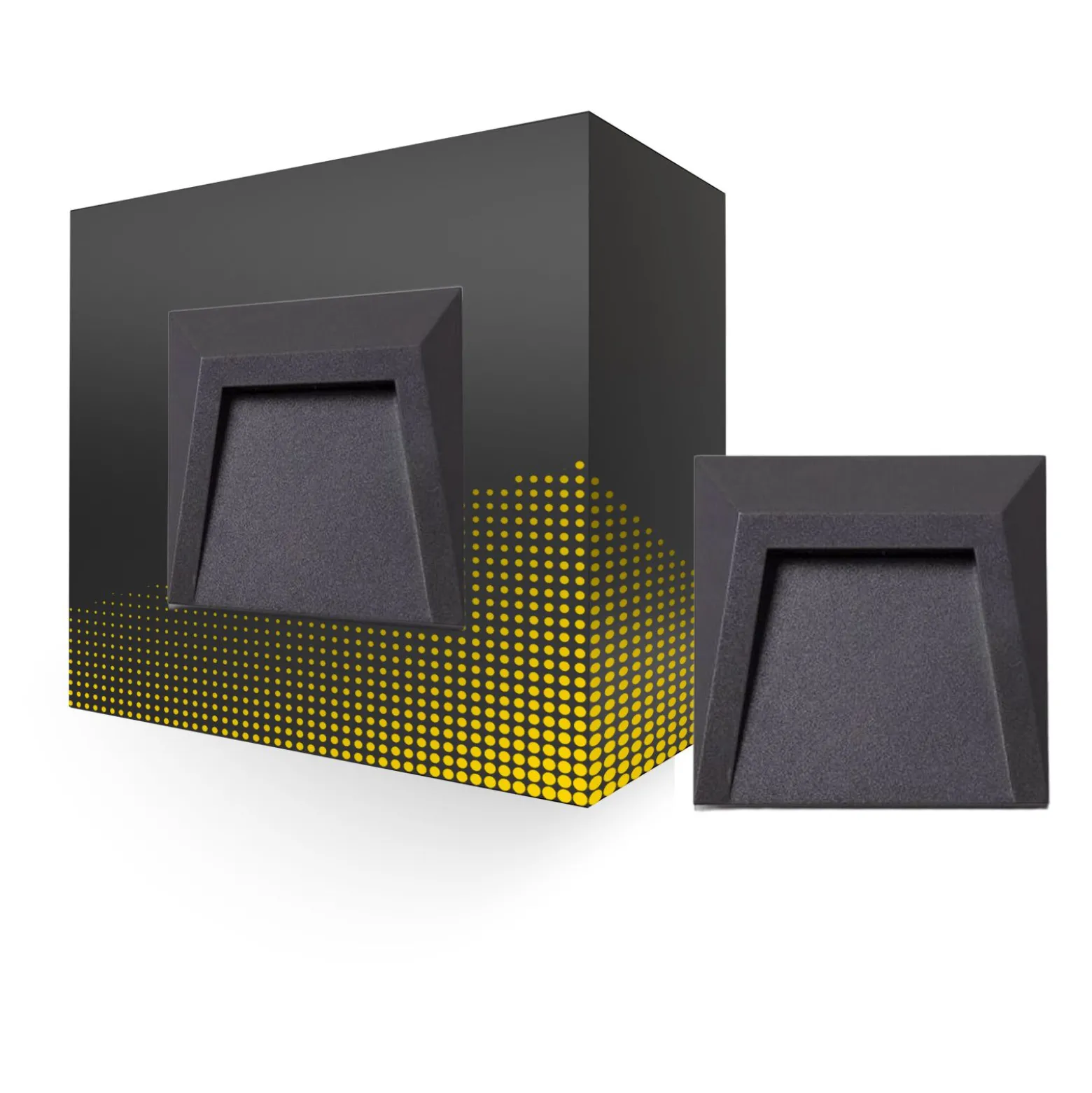 Bright Choice Vägglampa Clover PC Antracit 1.5W 100lm - 830 Varm Vit