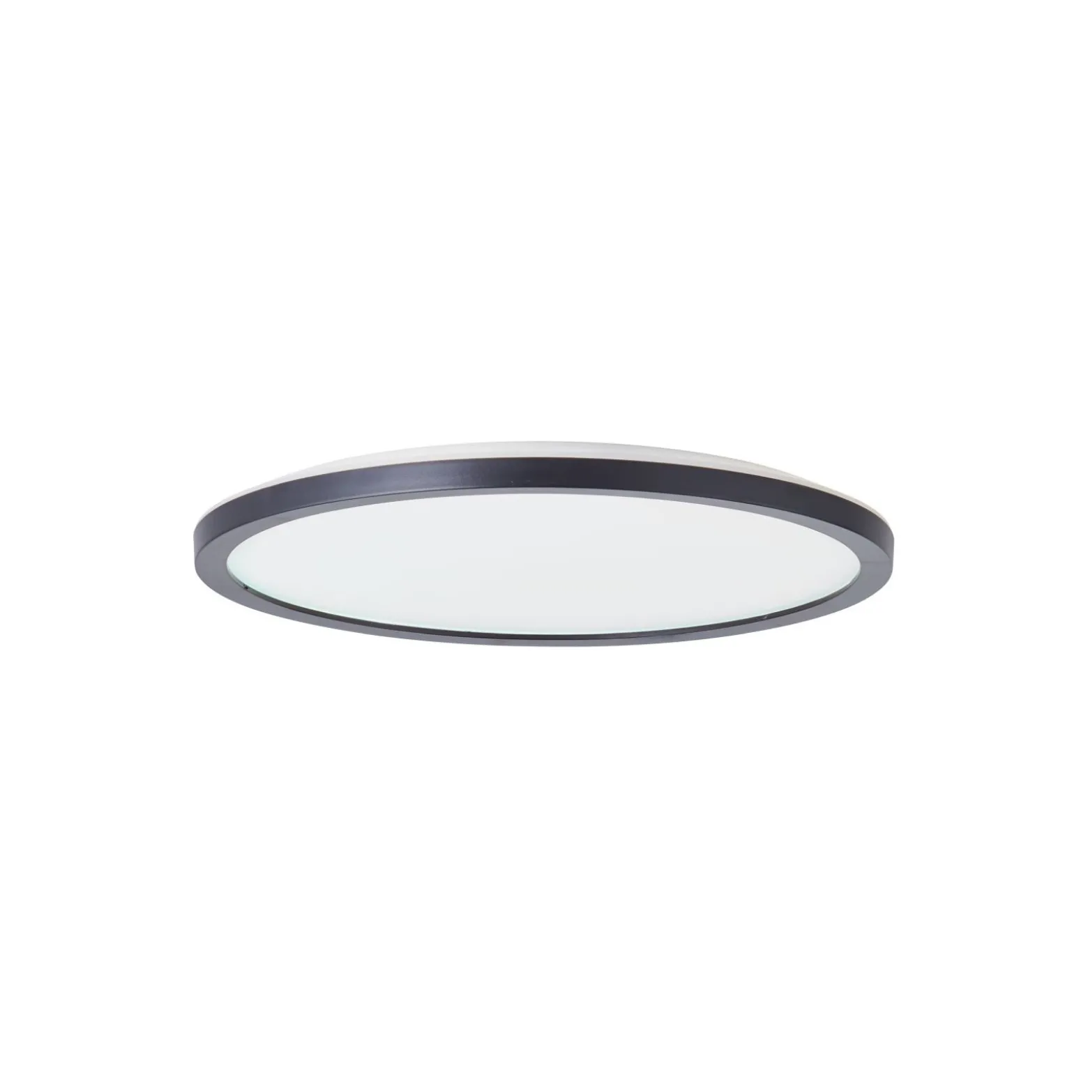 Brilliant Brennan Taklampa Plast Svart Vit 13W 2000lm - 840 Kallvit | 294mm - IP44 - 3-Stegs Dimbar