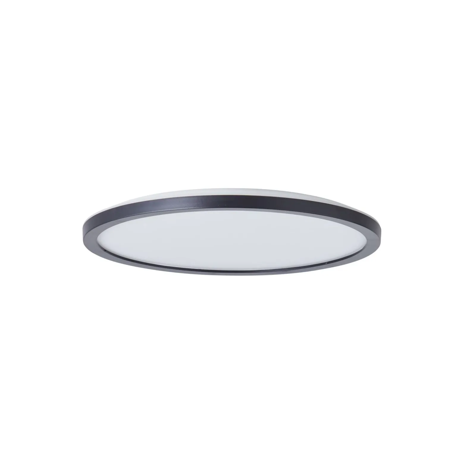 Brilliant Brennan Taklampa Plast Svart Vit 13W 2000lm - 840 Kallvit | 294mm - IP44 - 3-Stegs Dimbar