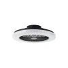 Brilliant Badria Takfläkt Plast Metall Svart 36W 4700lm - 830-865 CCT+RGB | 490mm - Fjärrkontroll Dimbar