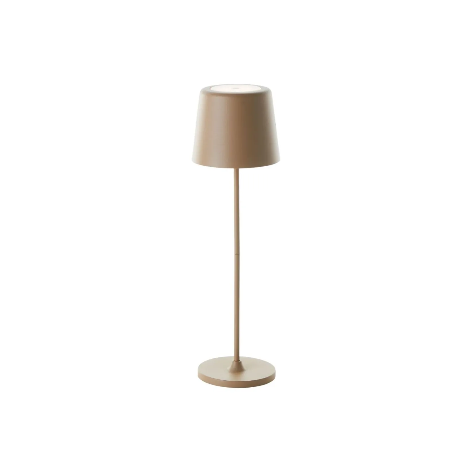 Brilliant Bordslampa Kaami Metall Plast Brun 2W 310lm - 830 Varm Vit | 100mm - IP44 - Utomhus - Dimbar