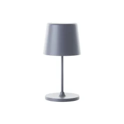 Brilliant Bordslampa Kaami Metall Plast Grå 2W 310lm - 830 Varm Vit | 100mm - IP44 - Utomhus - Dimbar