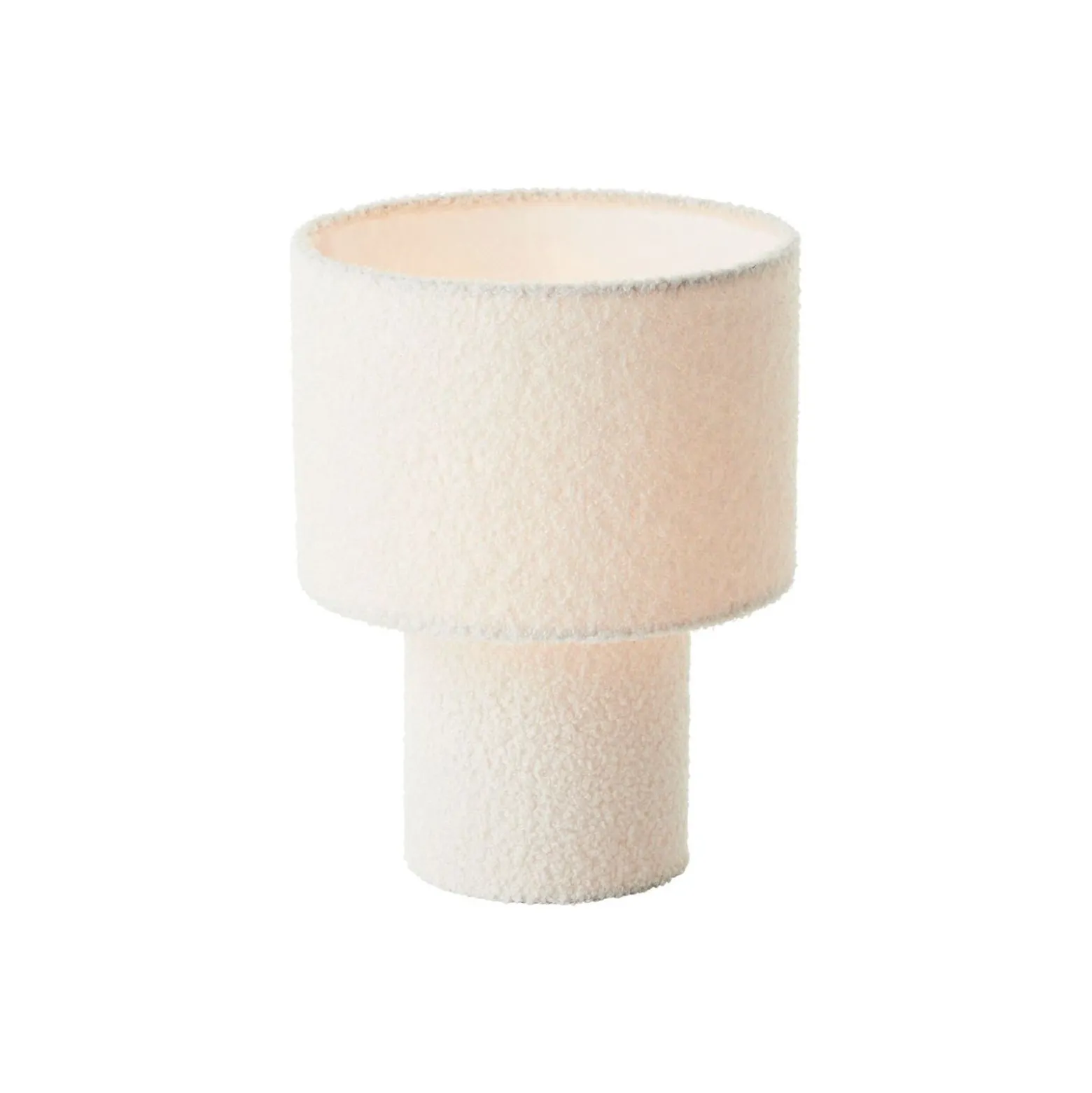 Brilliant Bordslampa Teddy Metall Textil Beige | 230mm - Passande för 1x E27
