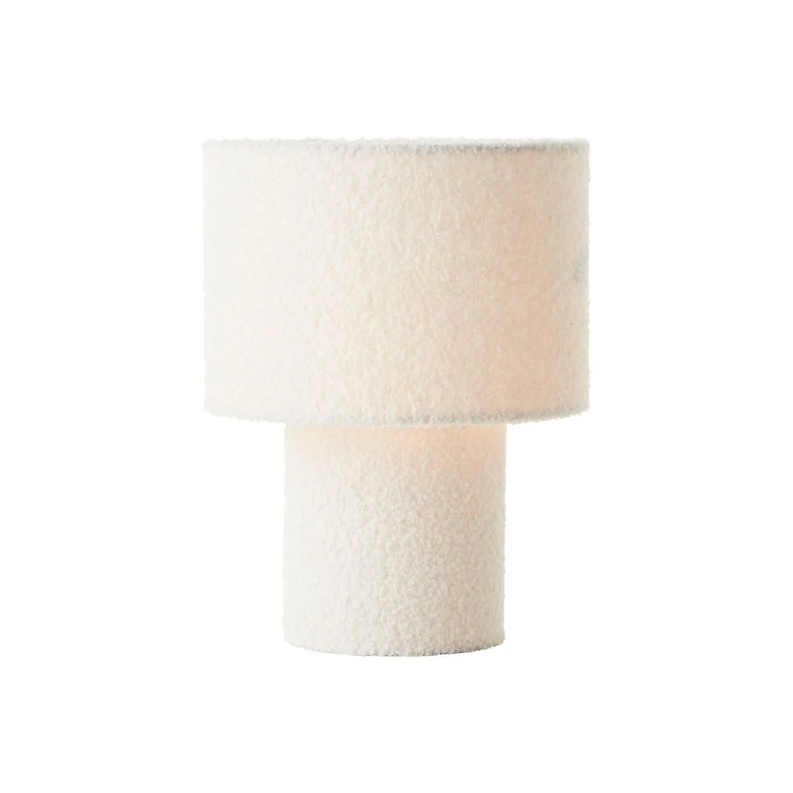 Brilliant Bordslampa Teddy Metall Textil Beige | 230mm - Passande för 1x E27